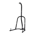 Single Station Heavy-Duty Punching Bag Stand, Powder-Coated Steel, 100 Lb Capacity, Black