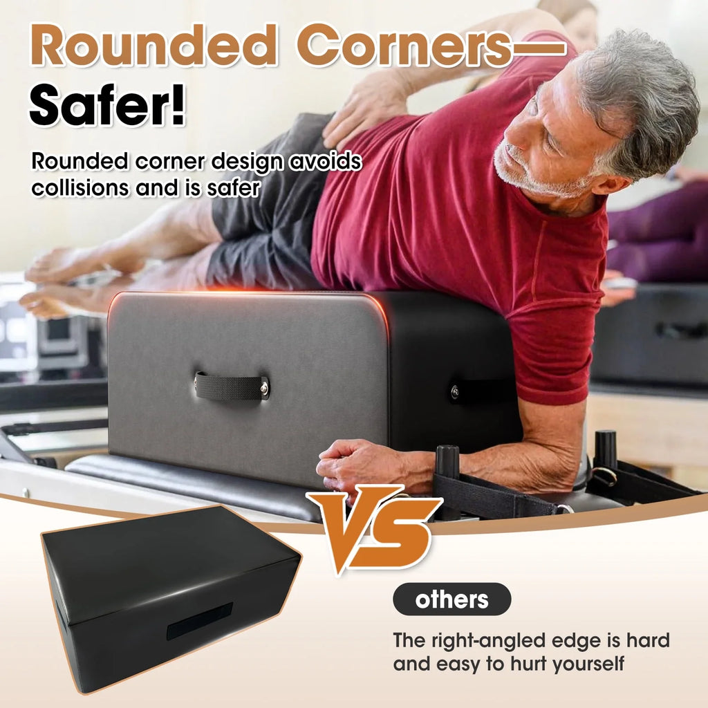 Pilates Reformer Box Set – 14" Anti-Deformation Circle with Padded Handles,Pilates Equipment for Home Gym Focusing on Toning, Arms, and Core