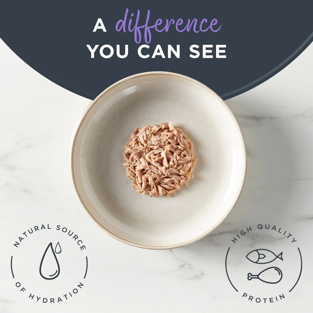 Pet Food Natural Wet Cat Food, Fish & Chicken in Broth Variety Pack, 12 X 2.47Oz Pouches